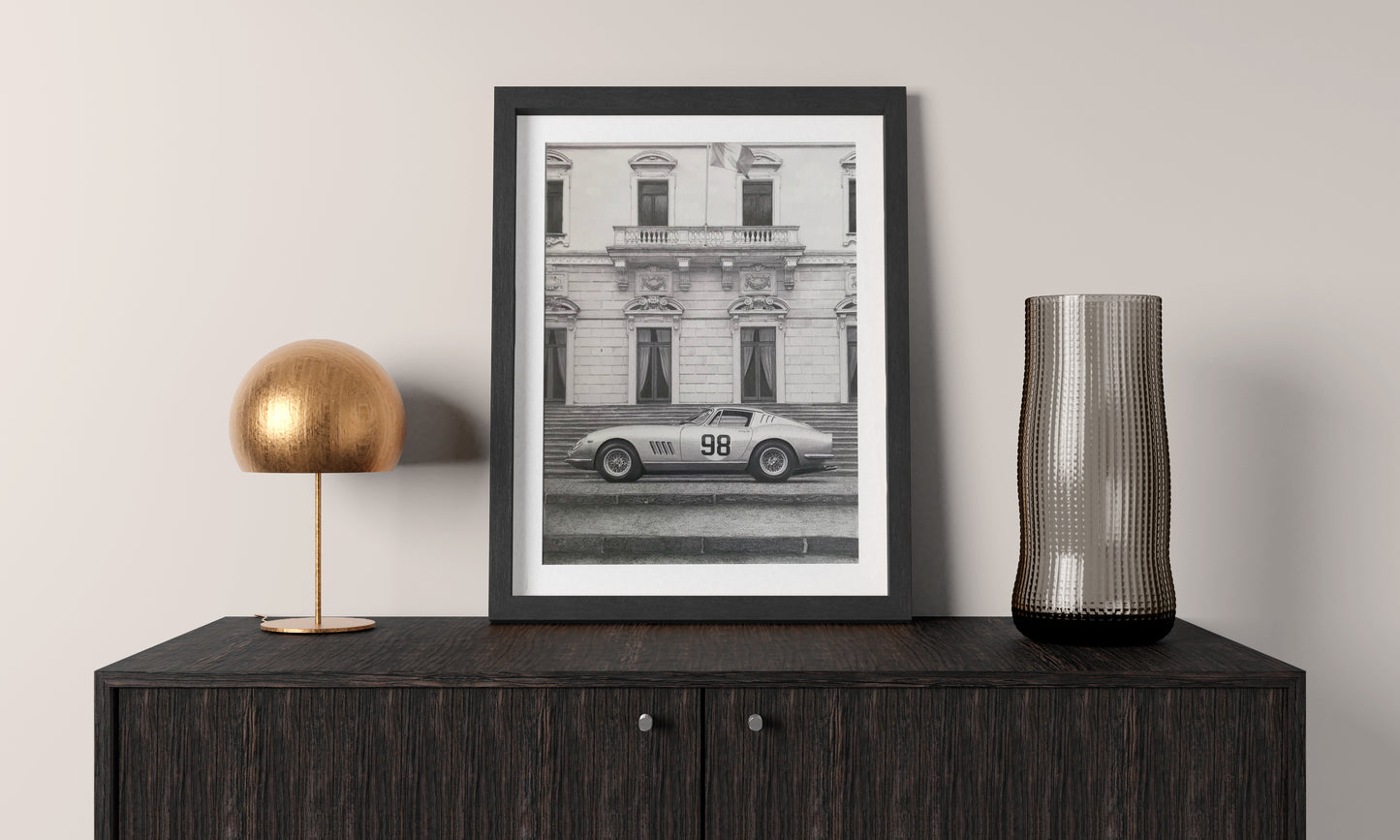 Ferrari at Villa Erba - Original Artwork