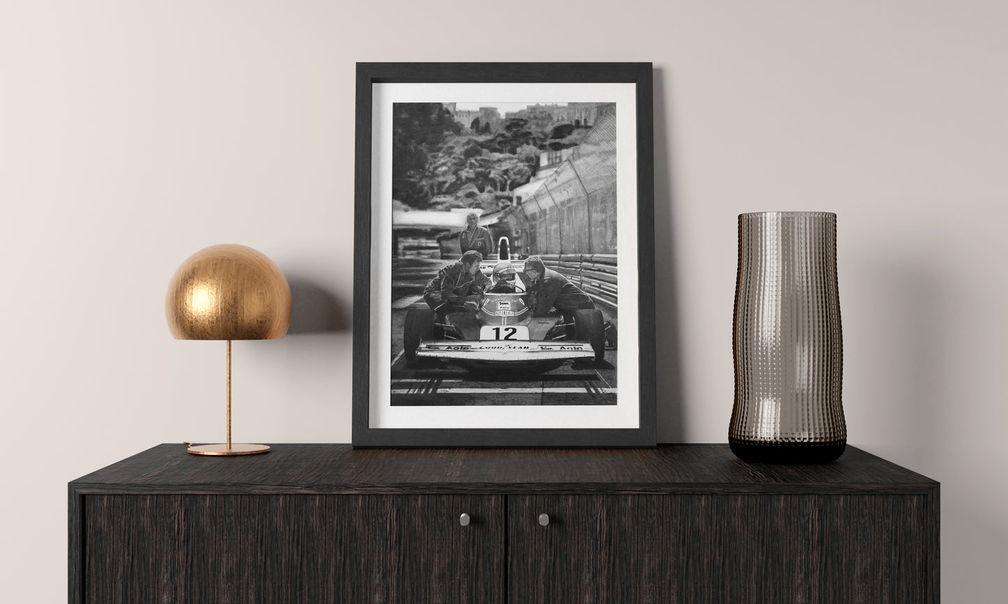 Niki Lauda Monaco 75 - Original Artwork