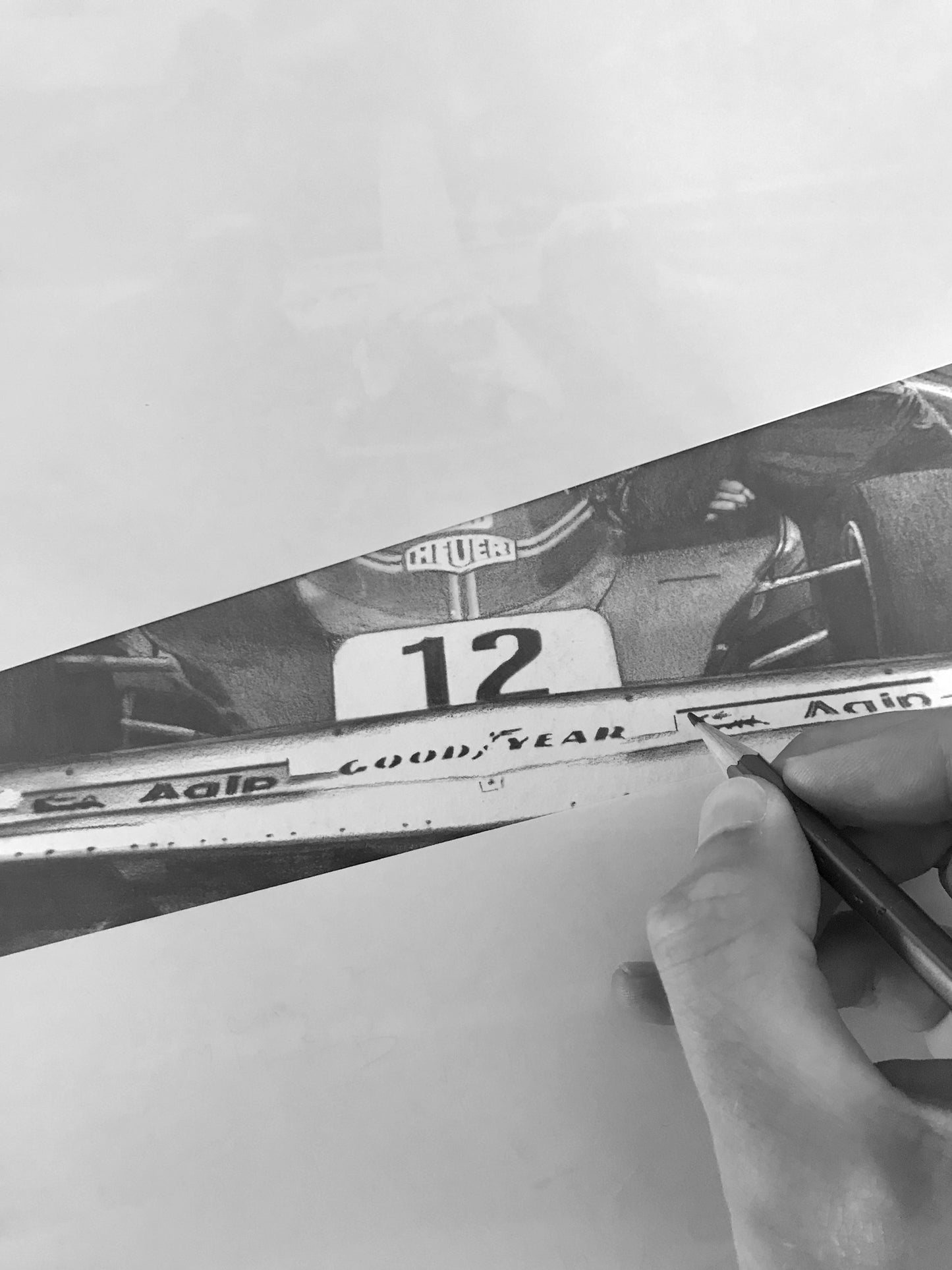 Niki Lauda Monaco 75 - Original Artwork