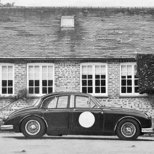 Jaguar Mk2 Stable Yard - Original Artwork