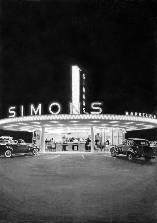Simons drive and dine - Original Artwork