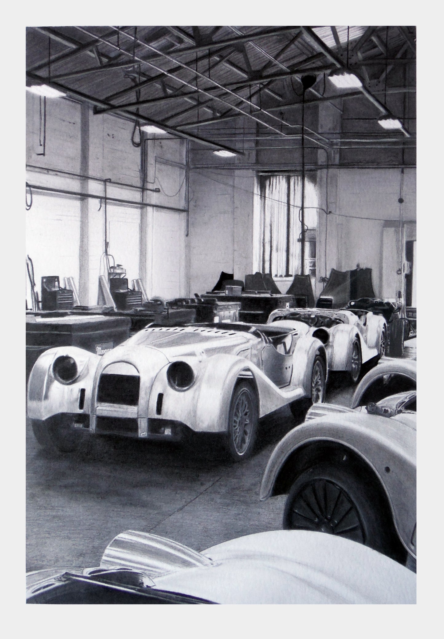 Workshop - Morgan production line - Original Artwork