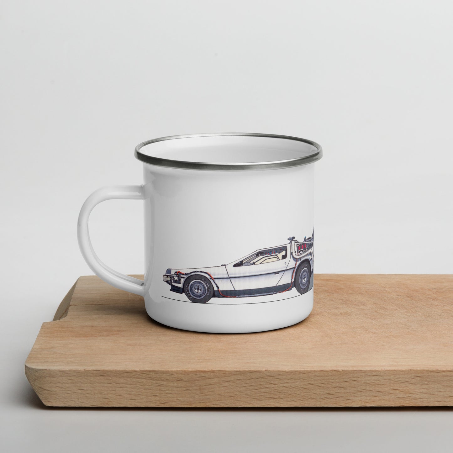 Enamel DMC DeLorean Mug