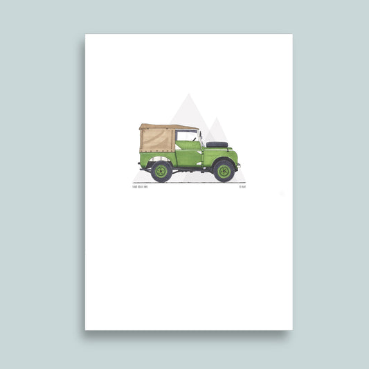 Land Rover MK1 - wall art print