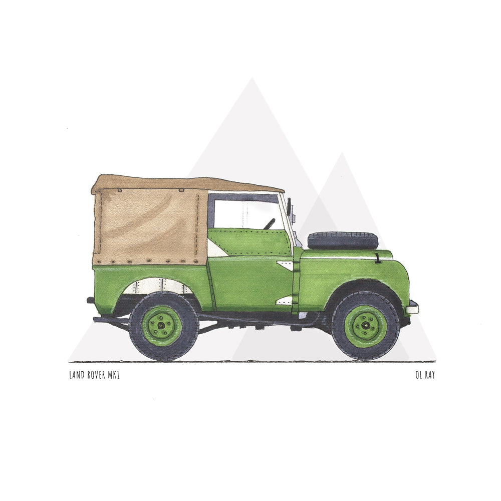Land Rover MK1 - wall art print